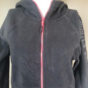 Calvin Klein Performance gray/pink zip up hoodie